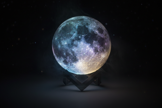 Moon Lamp Dramatic Shot